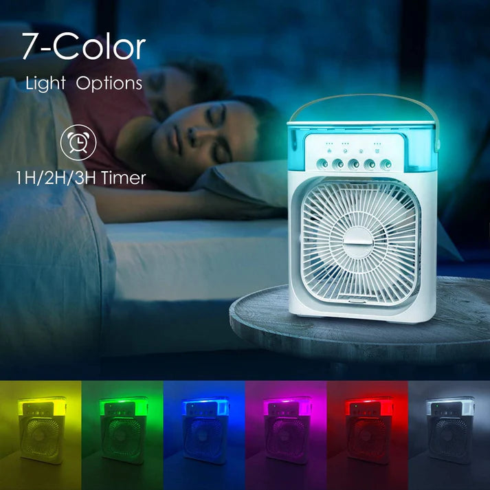 FrostFlow™ – Portable Mist Fan & Air Cooler